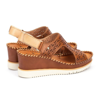 Pikolinos Braune Aguadulce Ledersandalen