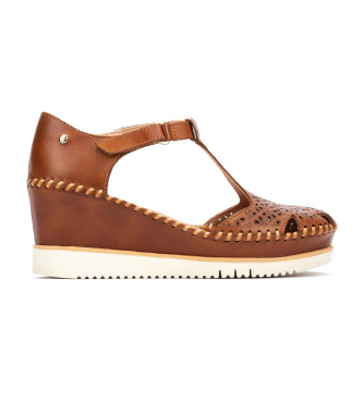 Pikolinos Braune Aguadulce Ledersandalen