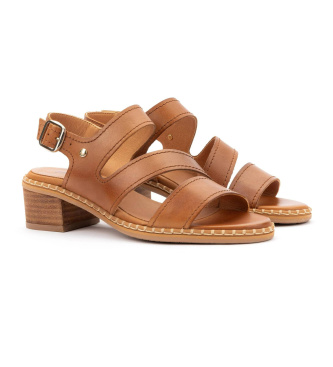 Pikolinos Sandales en cuir Blanes marron