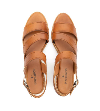 Pikolinos Sandales en cuir Blanes marron