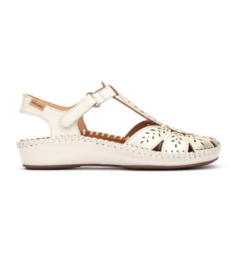 Pikolinos P.Vallarta Sandalen aus goldenem Leder