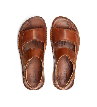 Pikolinos Brown leather sandals Tarifa