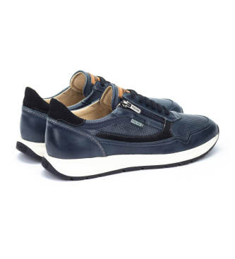 Pikolinos Zapatillas de piel Getafe azul