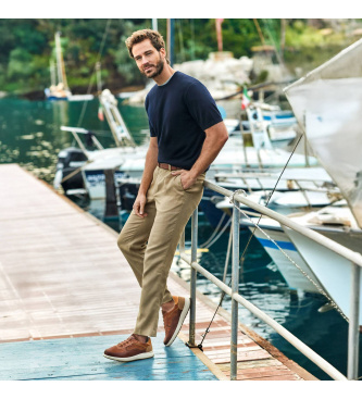 Pikolinos Zapatillas de piel Salamanca marr�n