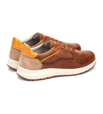 Pikolinos Zapatillas de piel Salamanca marr�n
