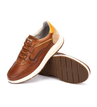 Pikolinos Zapatillas de piel Salamanca marr�n