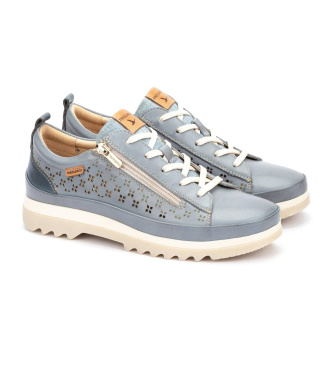 Pikolinos Vigo blue leather trainers