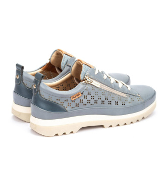 Pikolinos Vigo blue leather trainers
