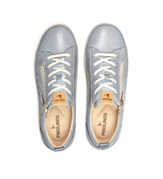 Pikolinos Vigo blue leather trainers