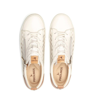 Pikolinos Off-white Vigo leather trainers