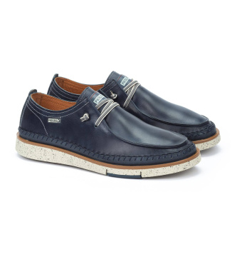 Pikolinos Zapatos de piel San Juan azul