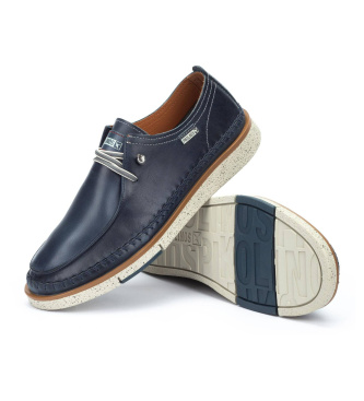 Pikolinos Zapatos de piel San Juan azul