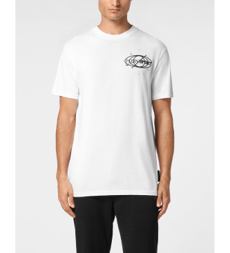 Plein Sport Camiseta Neck SS Logo blanco