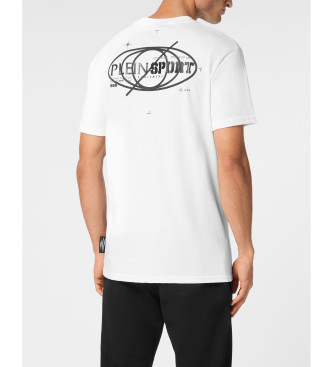 Plein Sport Camiseta Neck SS Logo blanco