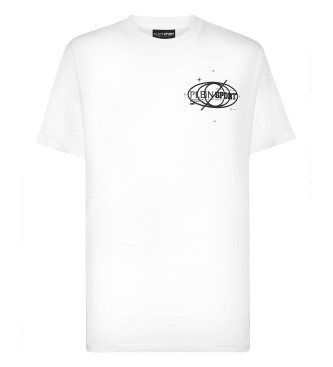 Plein Sport Camiseta Neck SS Logo blanco