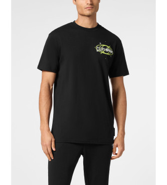 Plein Sport Hals SS Logo T-shirt zwart