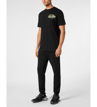 Plein Sport Camiseta Neck SS Logo negro