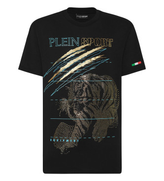 Plein Sport Tiger T-shirt sort