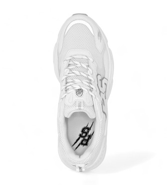 Plein Sport Zapatillas Lo-Top logotipo blanco 