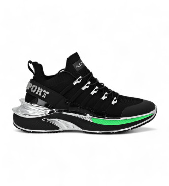 Plein Sport Zapatillas Runner Chrome Surfer negro