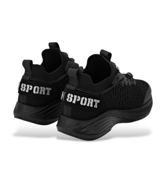 Plein Sport Zapatillas Runner Socks Basic negro