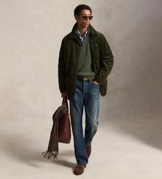 Polo Ralph Lauren Abrigo Quilted verde
