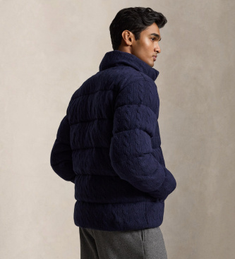 Polo Ralph Lauren Jacke aus Wolle und Kaschmir in Blau