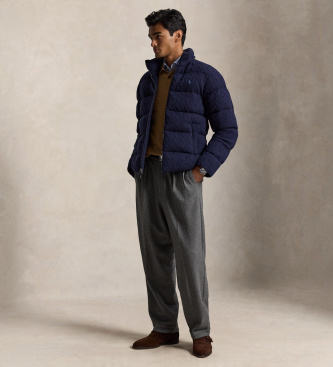 Polo Ralph Lauren Jacke aus Wolle und Kaschmir in Blau