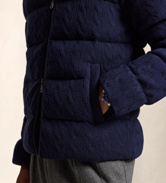 Polo Ralph Lauren Jacke aus Wolle und Kaschmir in Blau