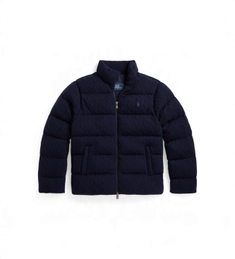 Polo Ralph Lauren Jacke aus Wolle und Kaschmir in Blau