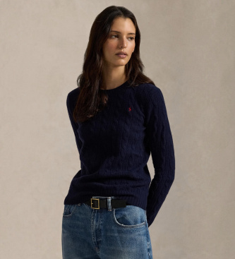Polo Ralph Lauren Marineblauer Wollpullover