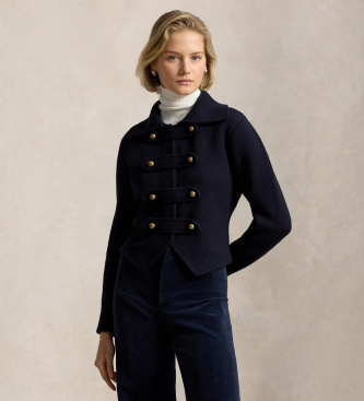 Polo Ralph Lauren Giacca di lana doppiopetto blu marina