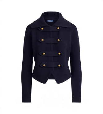 Polo Ralph Lauren Giacca di lana doppiopetto blu marina