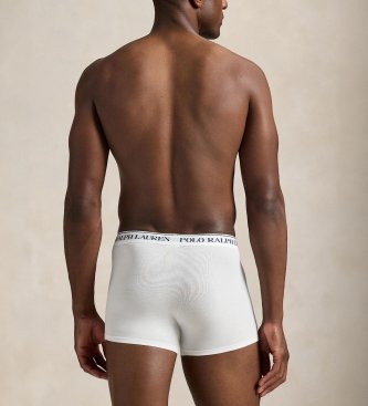 Polo Ralph Lauren Pacote de 3 boxers Clássico branco