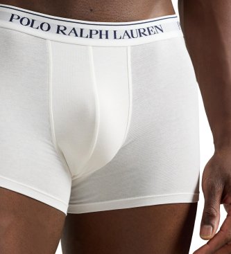 Polo Ralph Lauren Pacote de 3 boxers Clássico branco