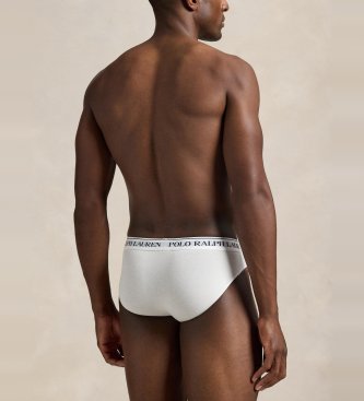 Polo Ralph Lauren Set van 3 witte Classic slips