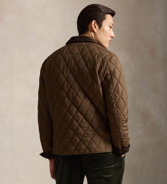 Polo Ralph Lauren Giacca Beaton trapuntata marrone