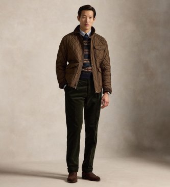 Polo Ralph Lauren Giacca Beaton trapuntata marrone