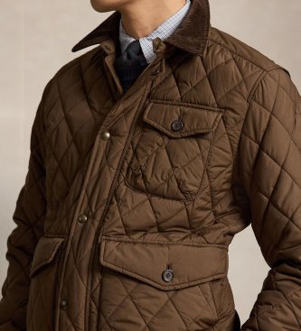 Polo Ralph Lauren Giacca Beaton trapuntata marrone
