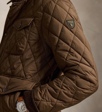 Polo Ralph Lauren Giacca Beaton trapuntata marrone