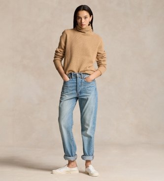 Polo Ralph Lauren Pull à col roulé beige