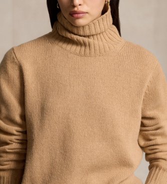 Polo Ralph Lauren Pull à col roulé beige