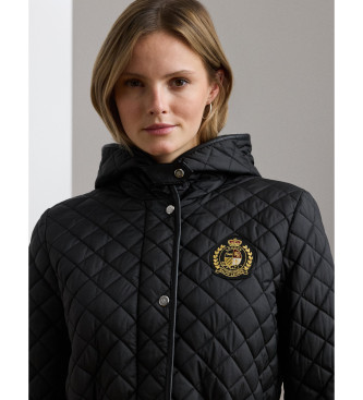 Lauren Ralph Lauren Langer marineblau gesteppter Mantel
