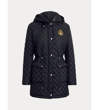 Lauren Ralph Lauren Langer marineblau gesteppter Mantel