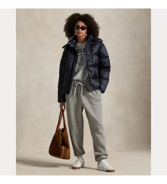 Polo Ralph Lauren Casaco impermevel marinho acolchoado repelente de gua