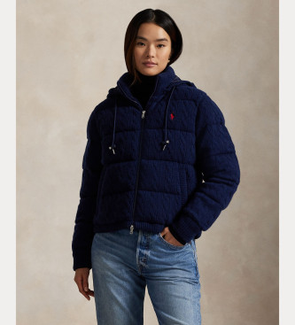 Polo Ralph Lauren Kabelstrikket frakke navy