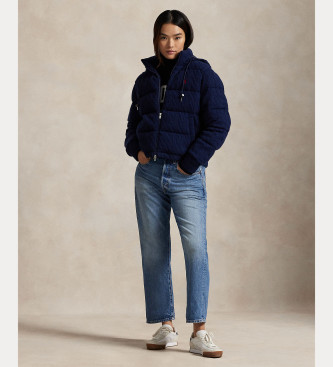 Polo Ralph Lauren Kabelstrikket frakke navy