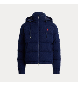 Polo Ralph Lauren Kabelstrikket frakke navy