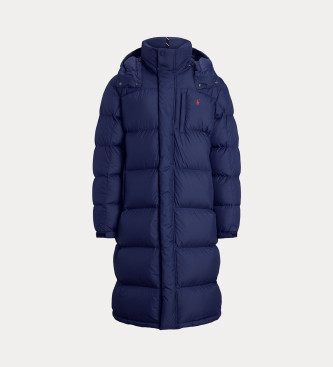 Polo Ralph Lauren Navy-dunfrakke med htte