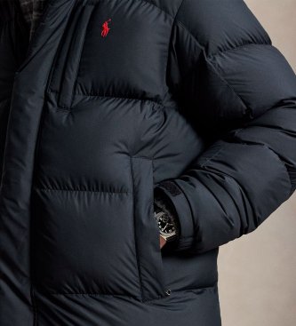 Polo Ralph Lauren Abrigo Gorham de plumón negro